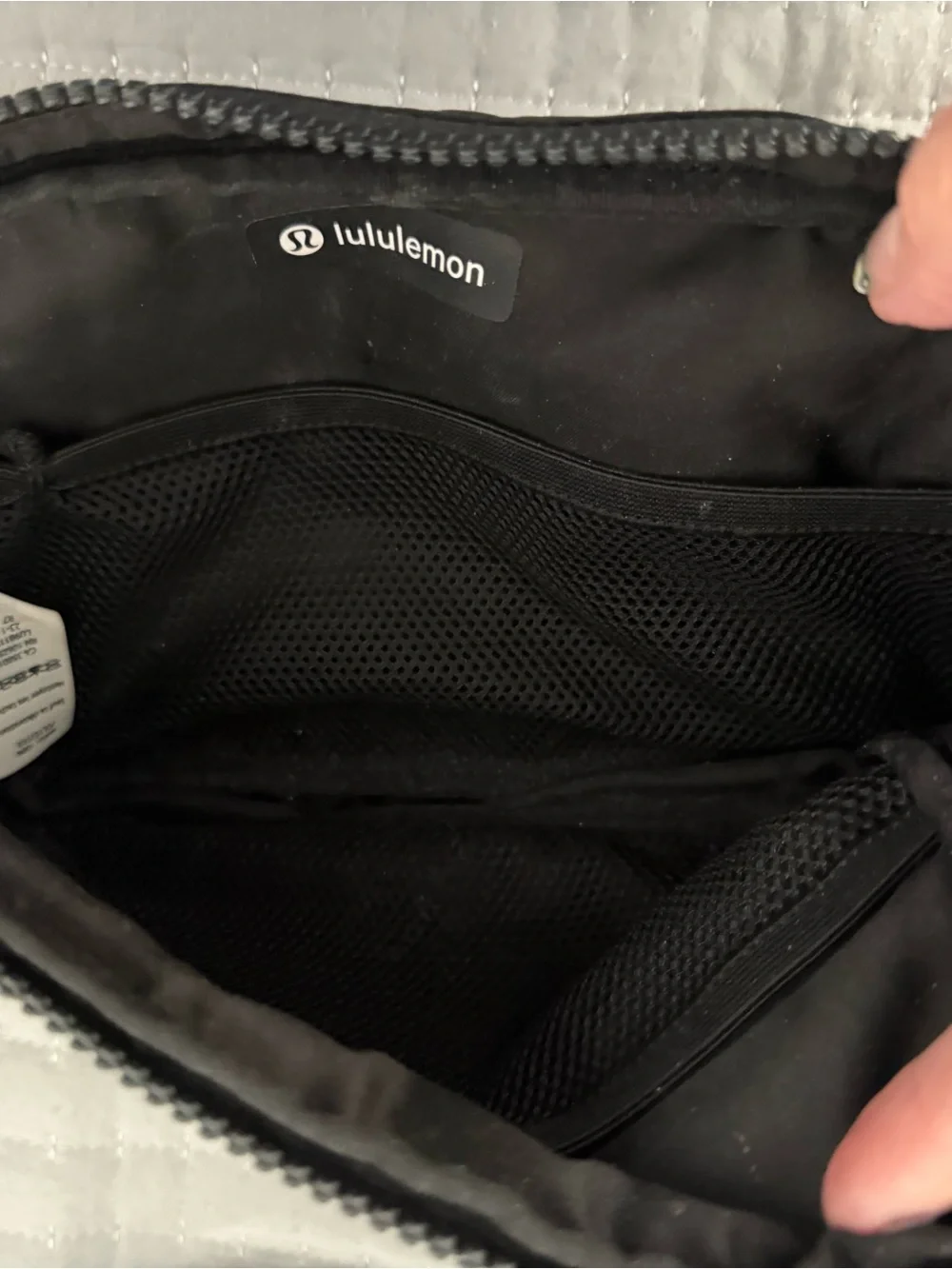 lululemon athletica Black Men's Belt Sling Bag